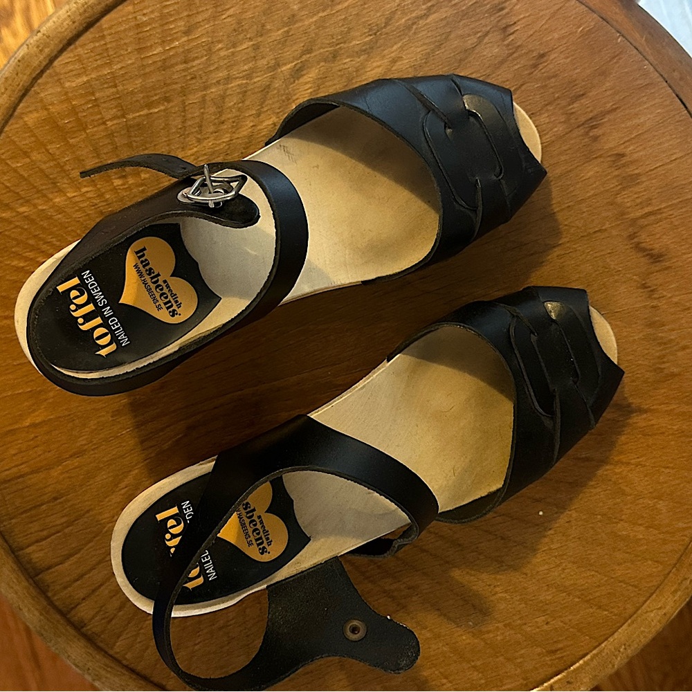 Swedish Hasbeens sandal clogs